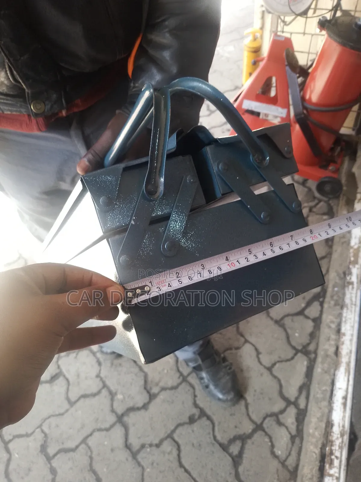 3tray Empty Tool Storage Tool Box