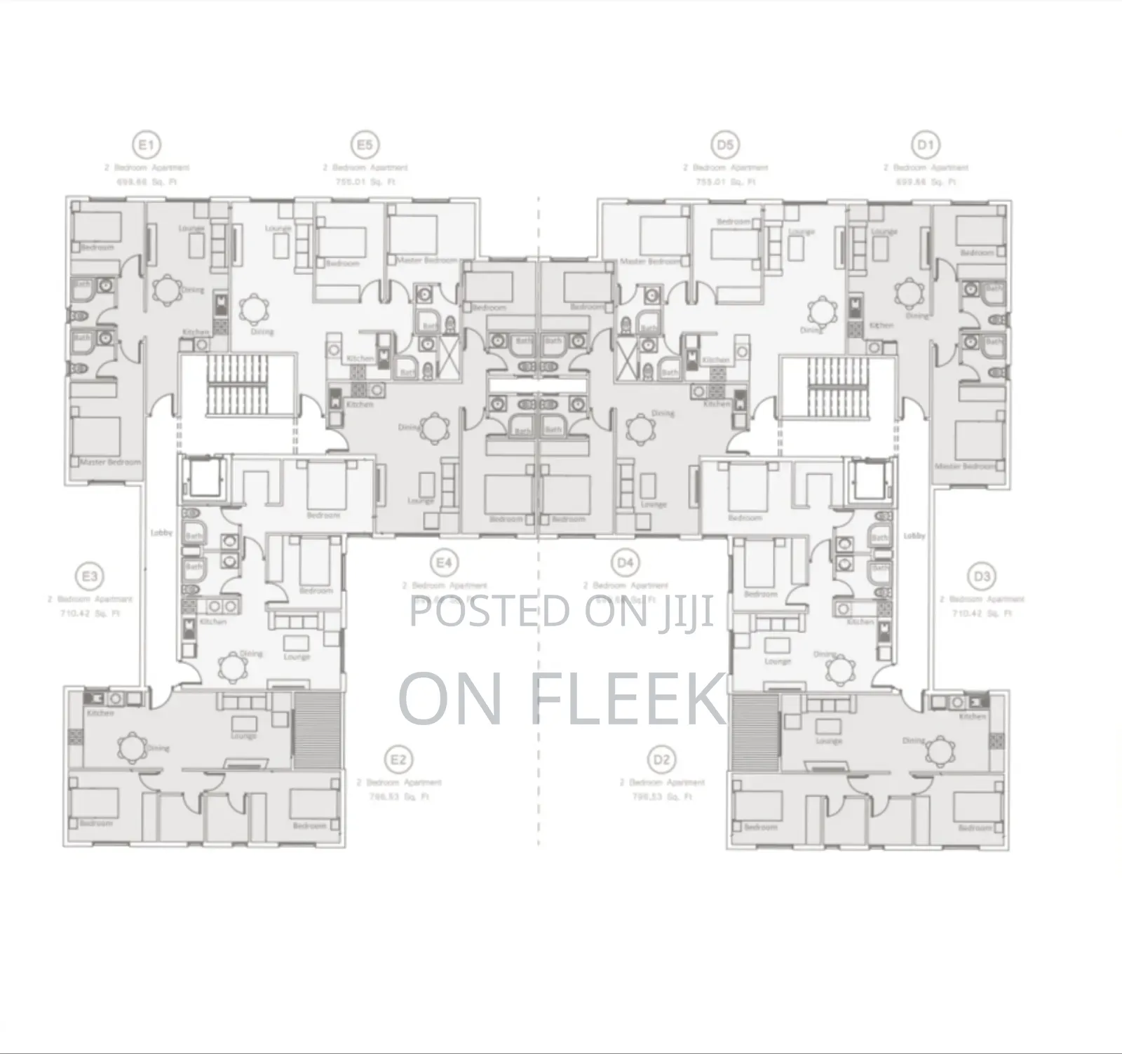 2bdrm Apartment in Luxore, Gateway Mall Area for sale