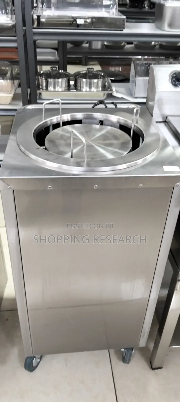 Plate Washer Warmer Stainless Steel Electric Cart
