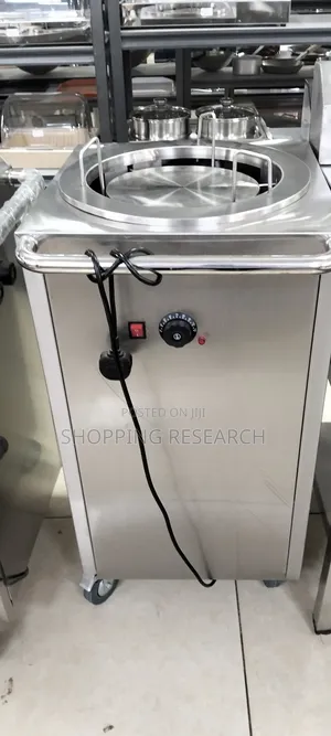 Plate Washer Warmer Stainless Steel Electric Cart
