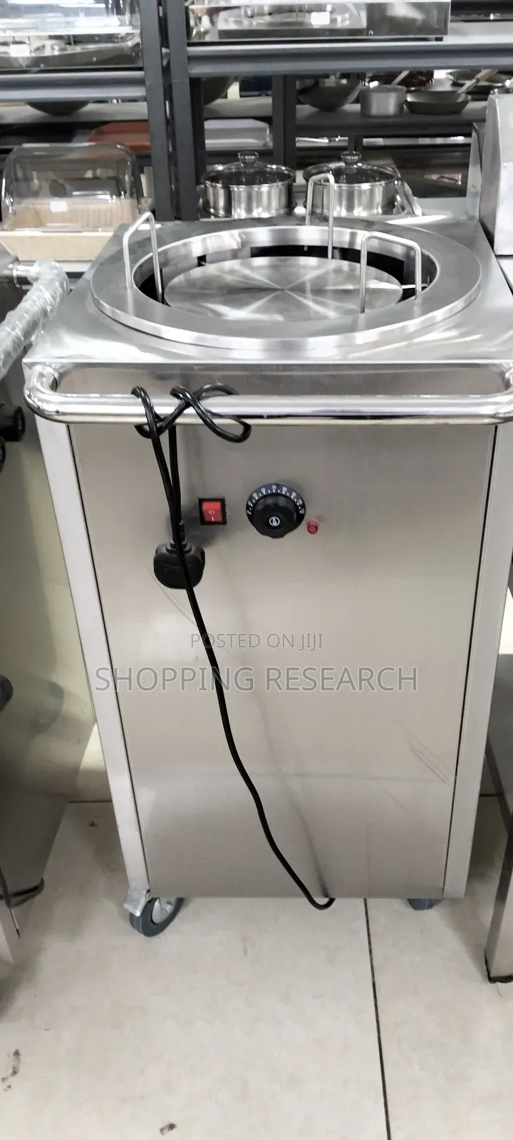 Plate Washer Warmer Stainless Steel Electric Cart