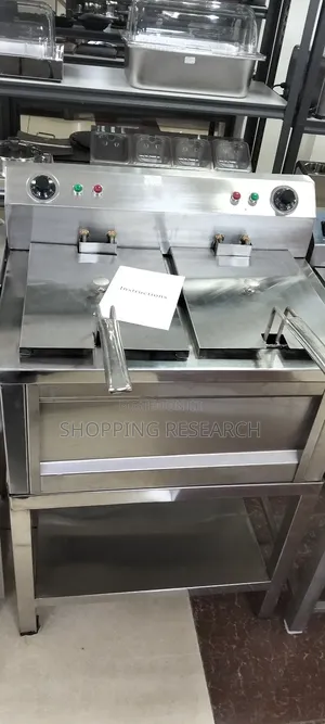 Stainless Steel Electric Fryer Heavy-duty 15+15l