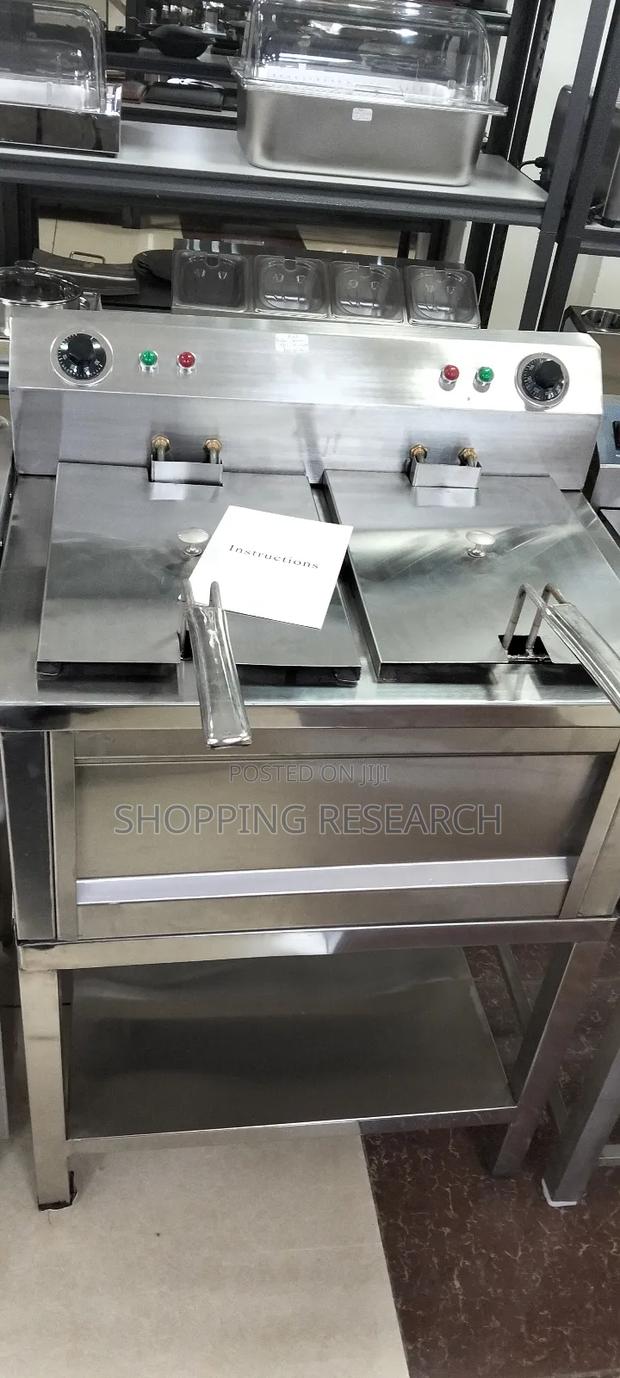 Stainless Steel Electric Fryer Heavy-duty 15+15l - main view