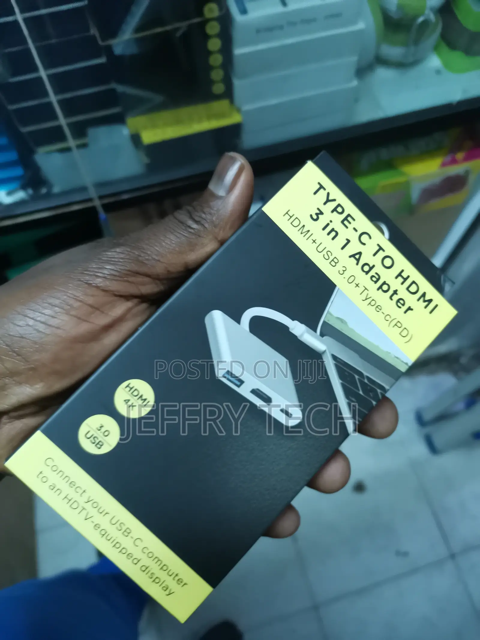 Type -C to HDML 3 in 1 Adapter, Ikeja 