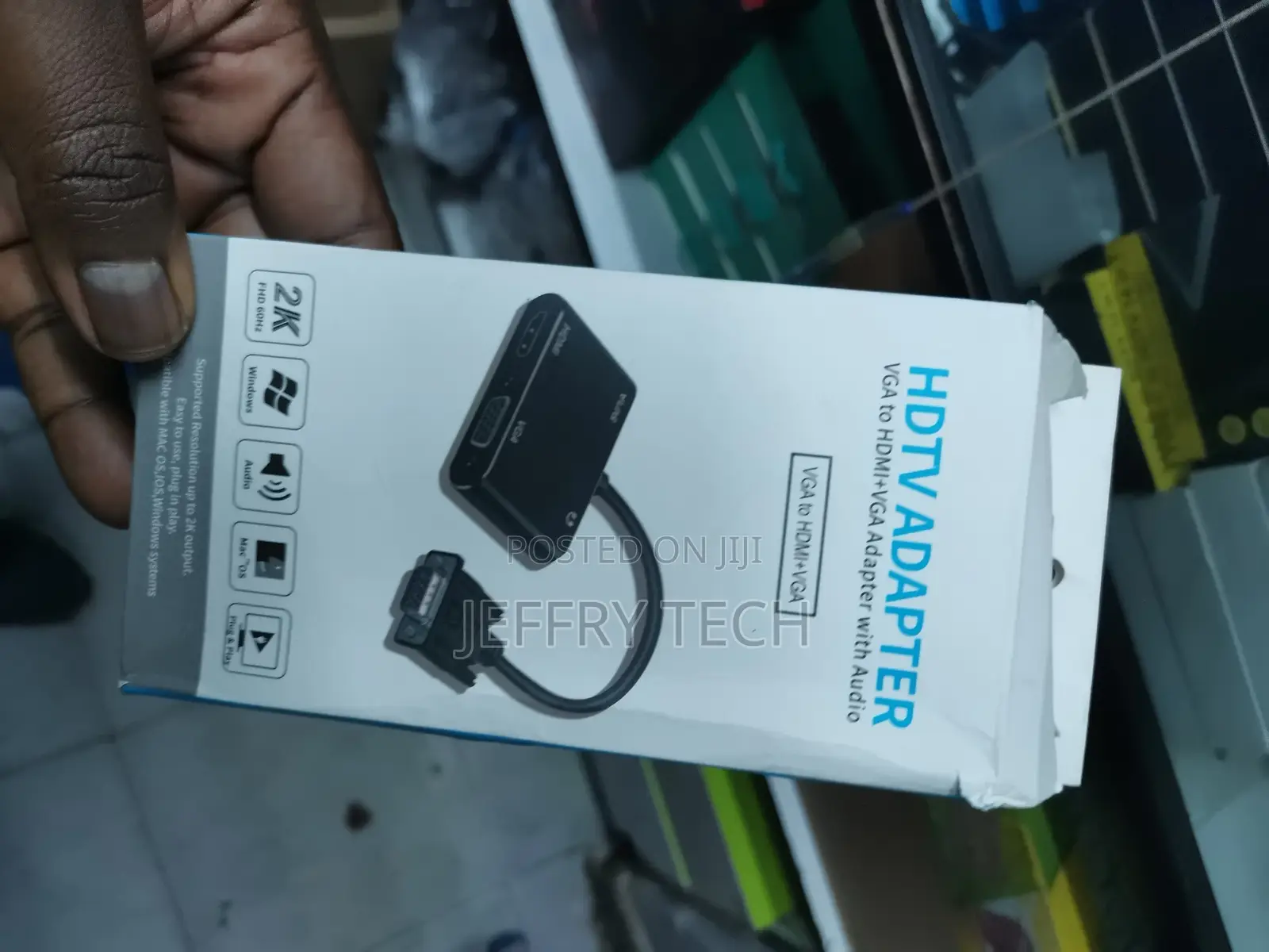 Vga to Hdmi Adapter Dual Monitor Video Converter Splitter Ma