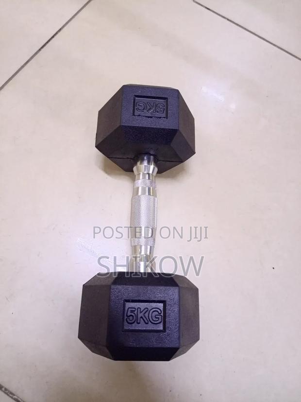 5kg Hexagonal Dumbbell Per Hand