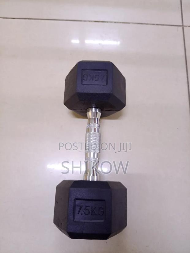 7.5kg Hexagonal Dumbbell Per Hand