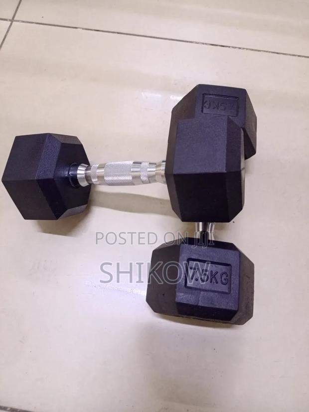 7.5kg Hexagonal Dumbbell Pair