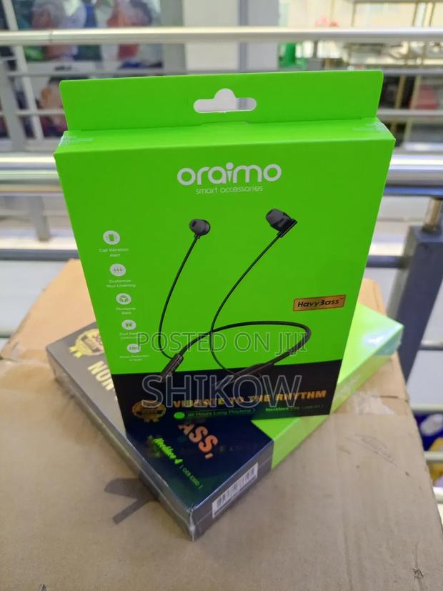 Oraimo Necklace Lite Oeb-311 Black Mysterious Blue Gold - thumbnail 3