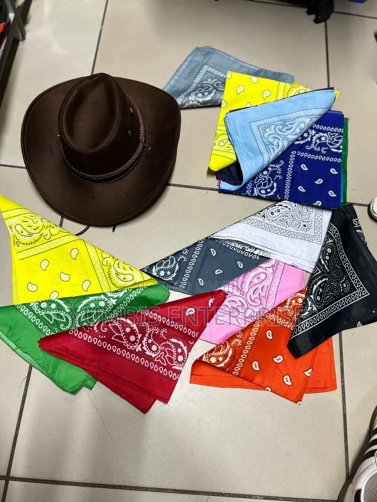 Cowboy/Cowgirl Hats With Bandana Combo at 700 KSH Only