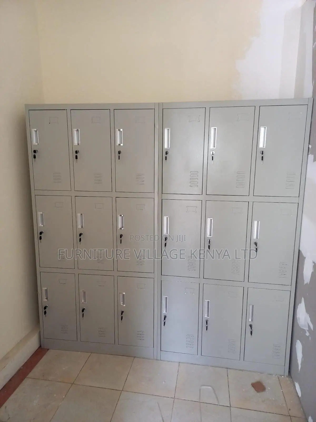 9-Lockable Cabinet; Steel Office Staff Locker Cabinets