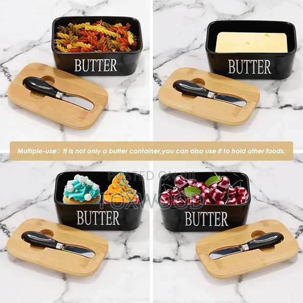 Ceramic Butter Dish With Lid Butter Keeper - thumbnail 5