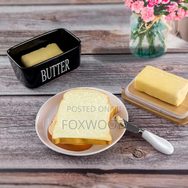 Ceramic Butter Dish With Lid Butter Keeper - thumbnail 4