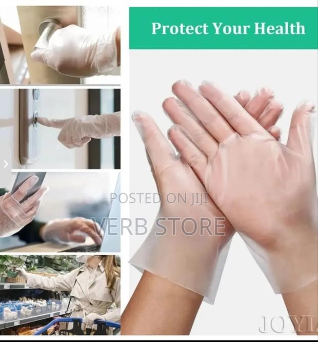 100pcs Disposable Tpe Plastic Gloves - main view