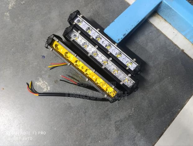 7" Led Light Bar ,Bright White Yellow
