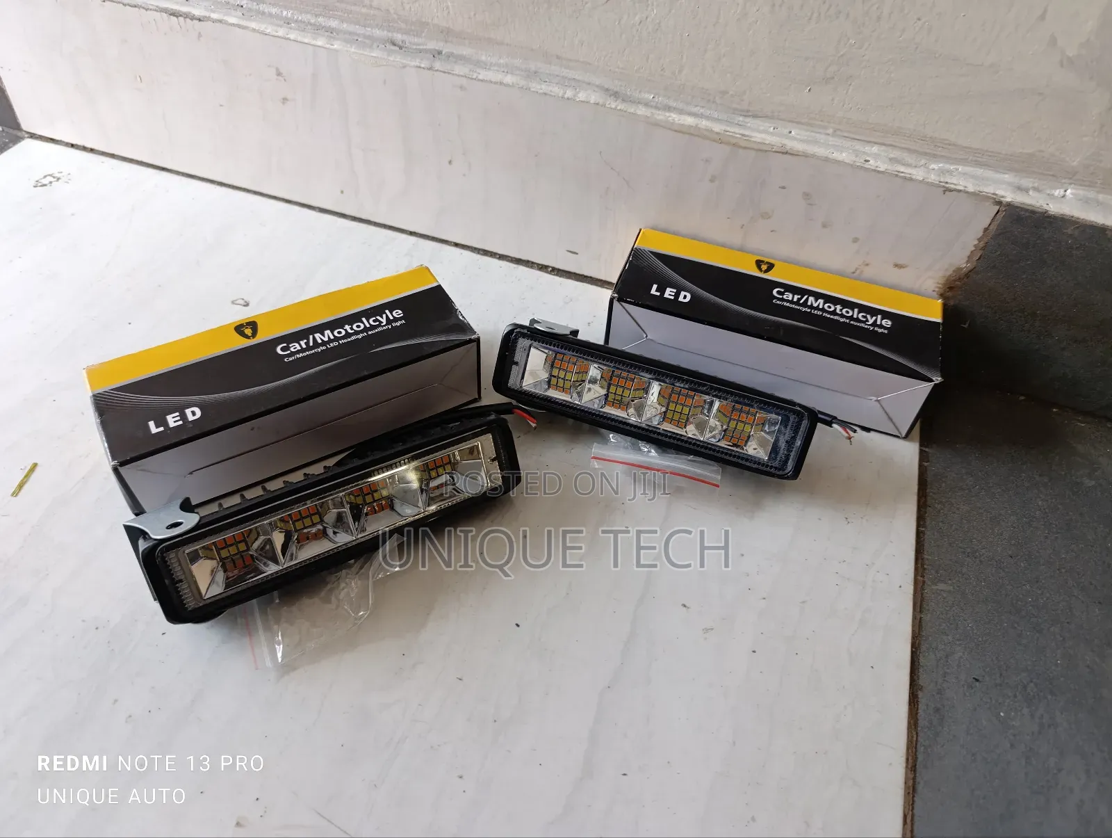 6" Led Bar Lights ,Yellow White Flicker