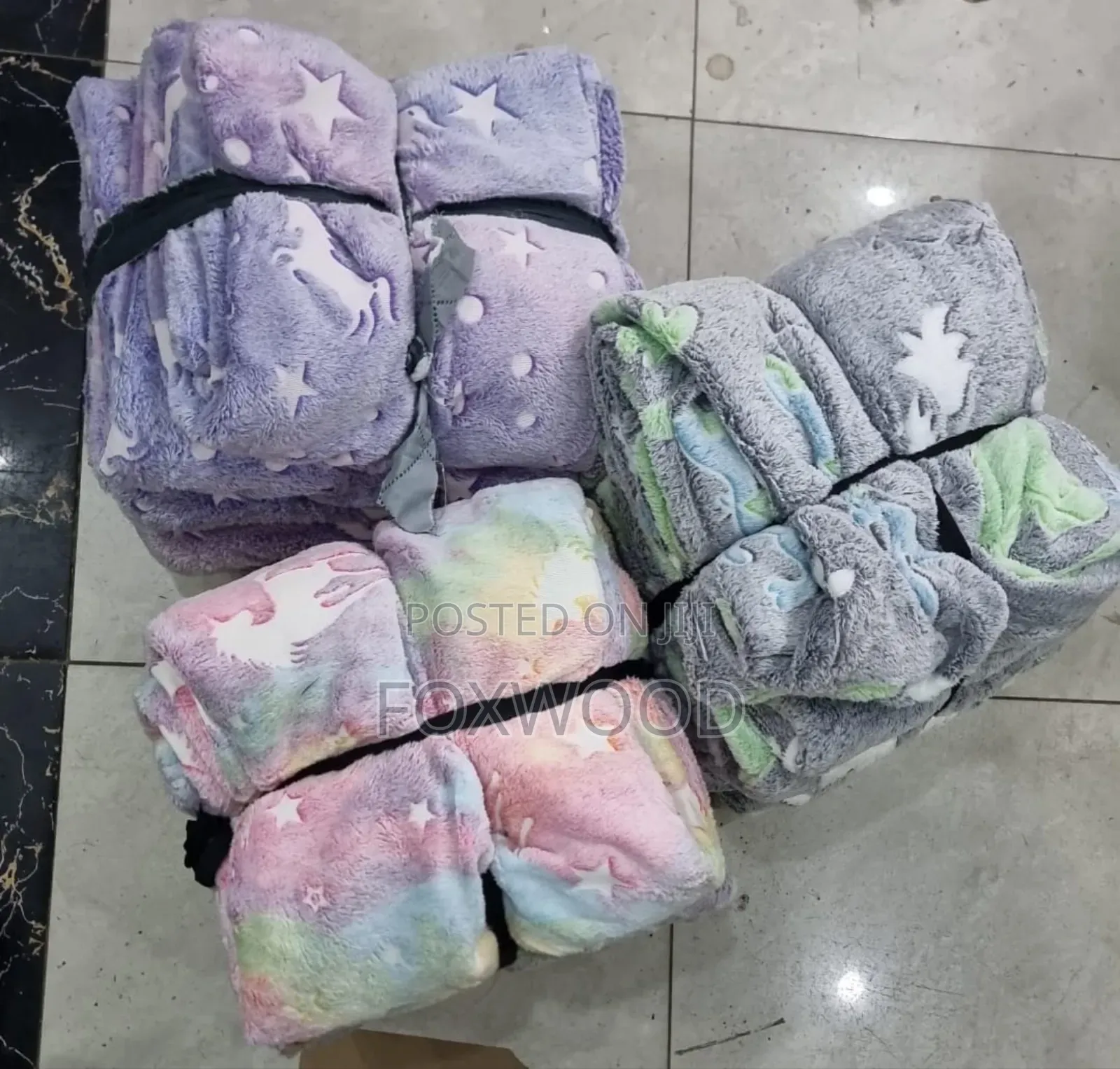 Magic Glow in the Dark Fleece Blanket for Kids