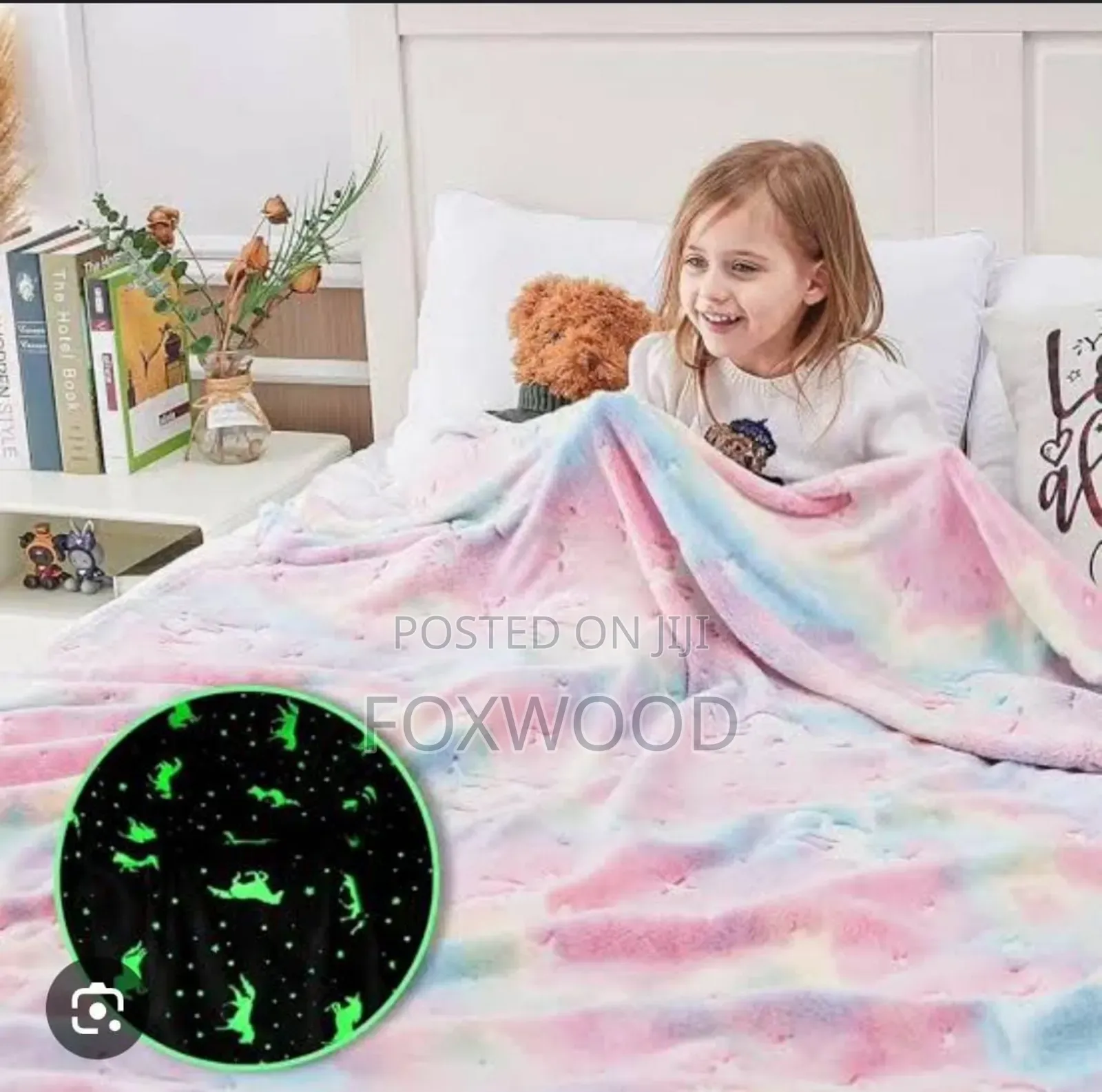 Magic Glow in the Dark Fleece Blanket for Kids