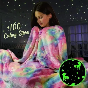 Magic Glow in the Dark Fleece Blanket for Kids