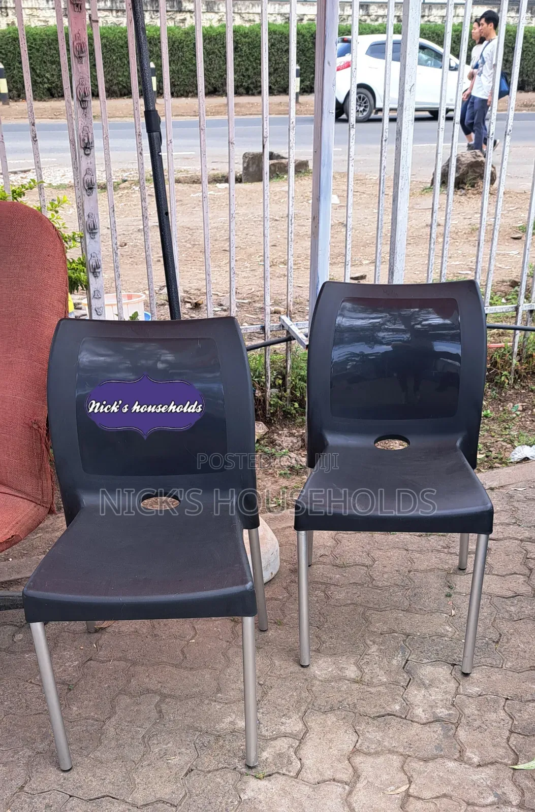 Armless Plastic Chairs, Plastic Chairs With Metal Legs