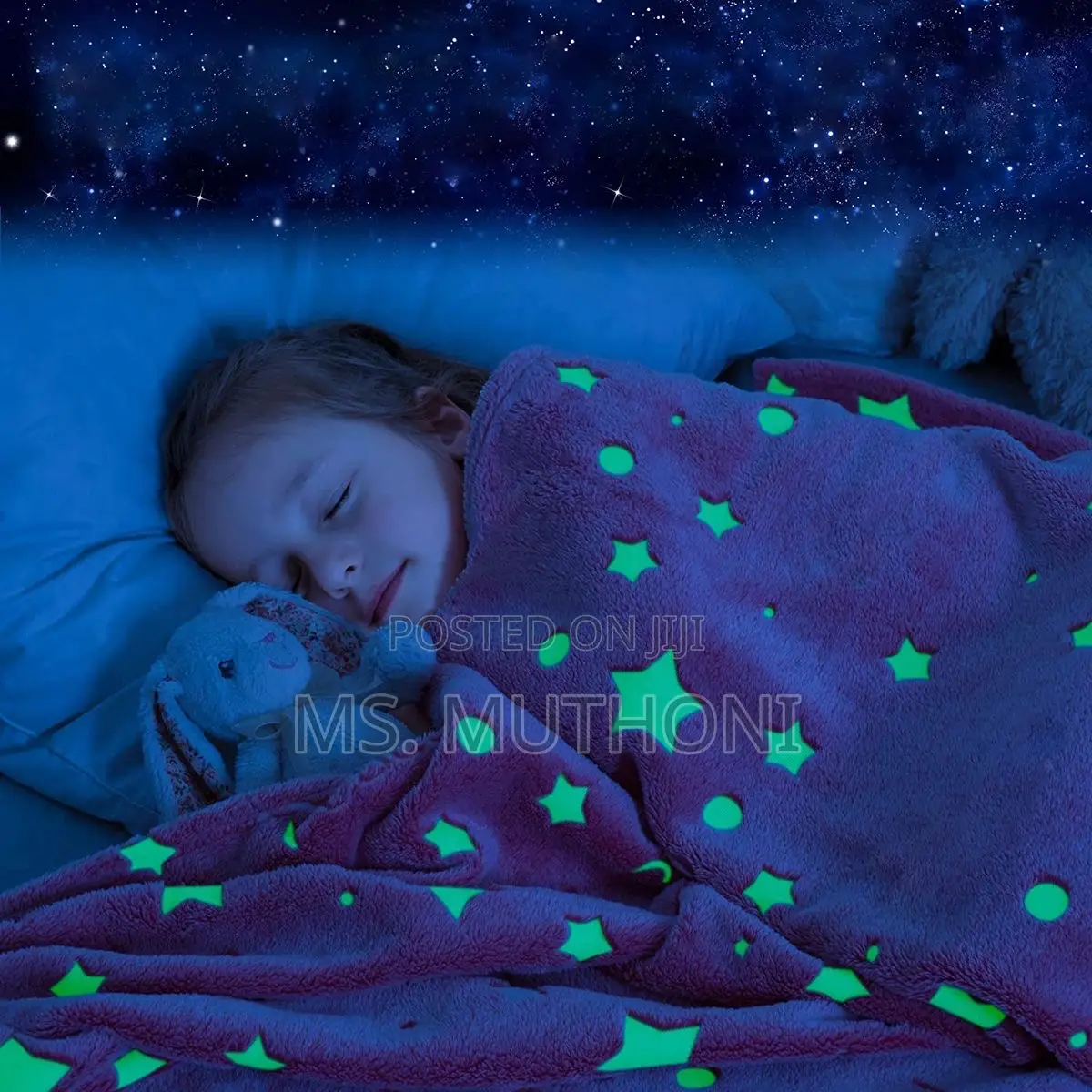 Fairy Gift Magic Glow in the Dark Fleece Blanket