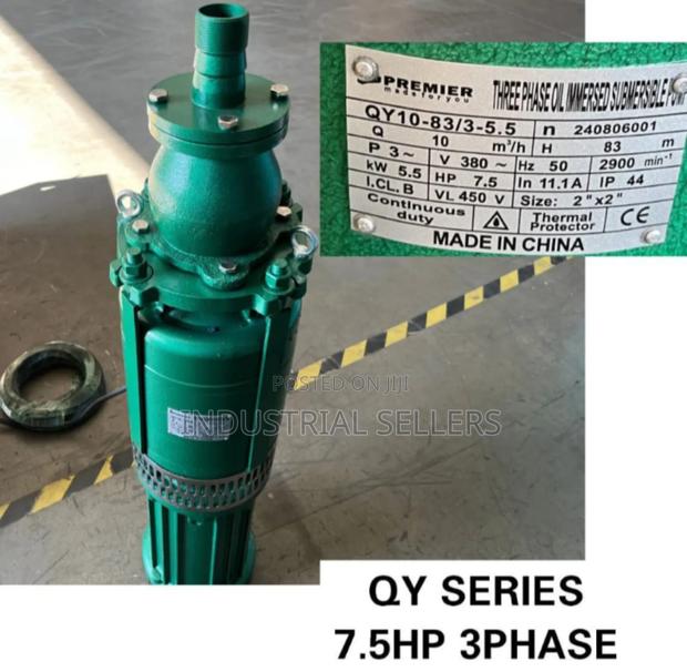 7.5hp Immersed Submersible Pump 3phase - main view