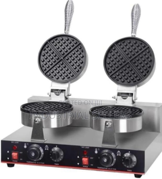 Commercial Double Waffle Baker - main view