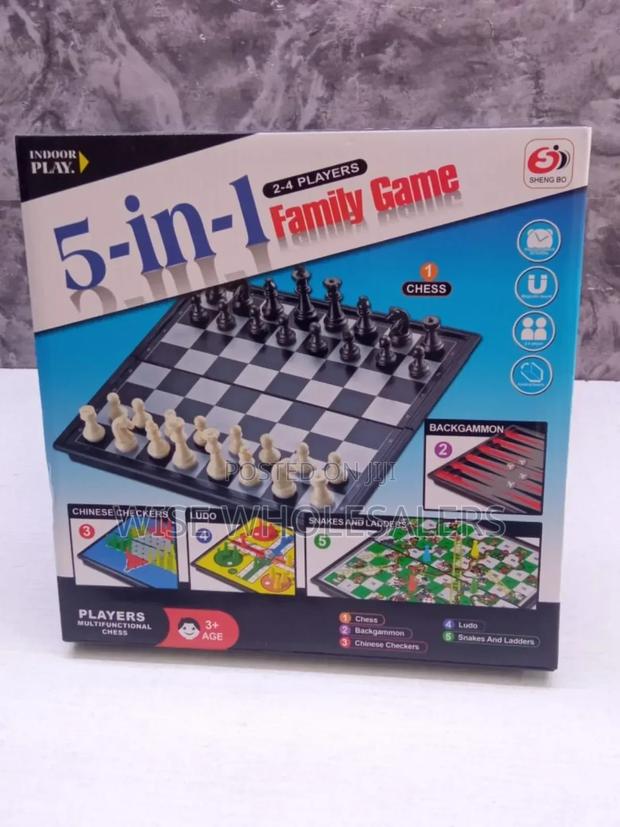 5 In 1 Board Game
 Chess - thumbnail 2