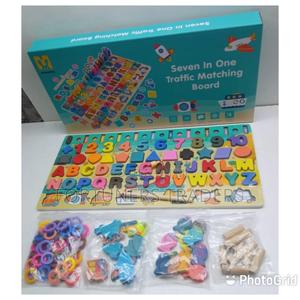 7 in 1 Montessori Educational Math Counting Numbers Board. - thumbnail 2