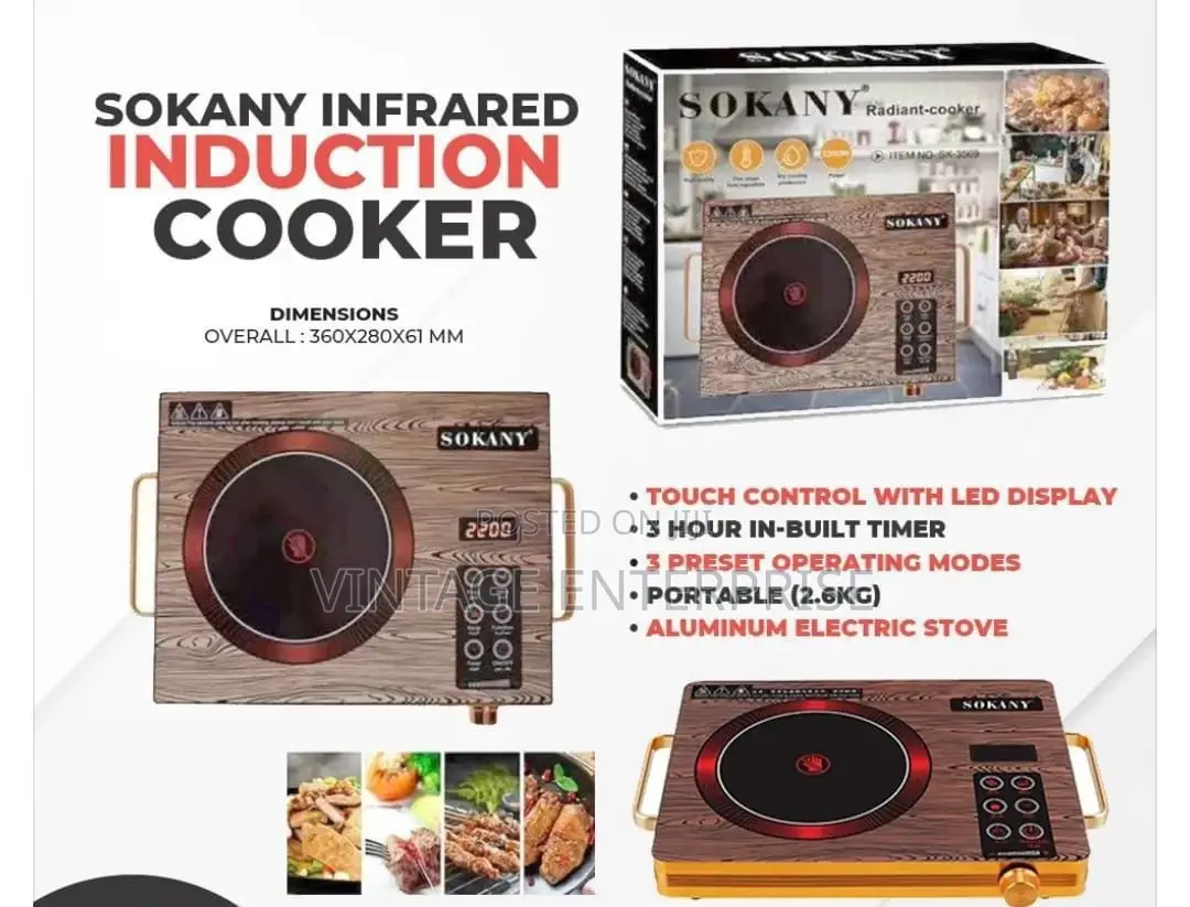 Single Plate Sokany Radiant Cooker