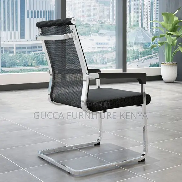Office Chairs: Upholstered Office Desk Chair With Armrest