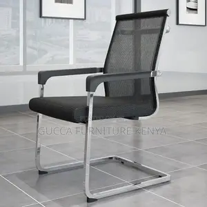 Office Chairs: Upholstered Office Desk Chair With Armrest