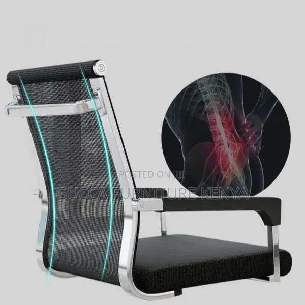 Office Chairs: Upholstered Office Desk Chair With Armrest