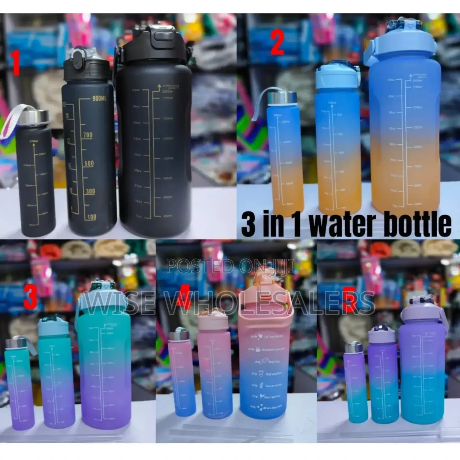3 In 1 Water Bottles At √°