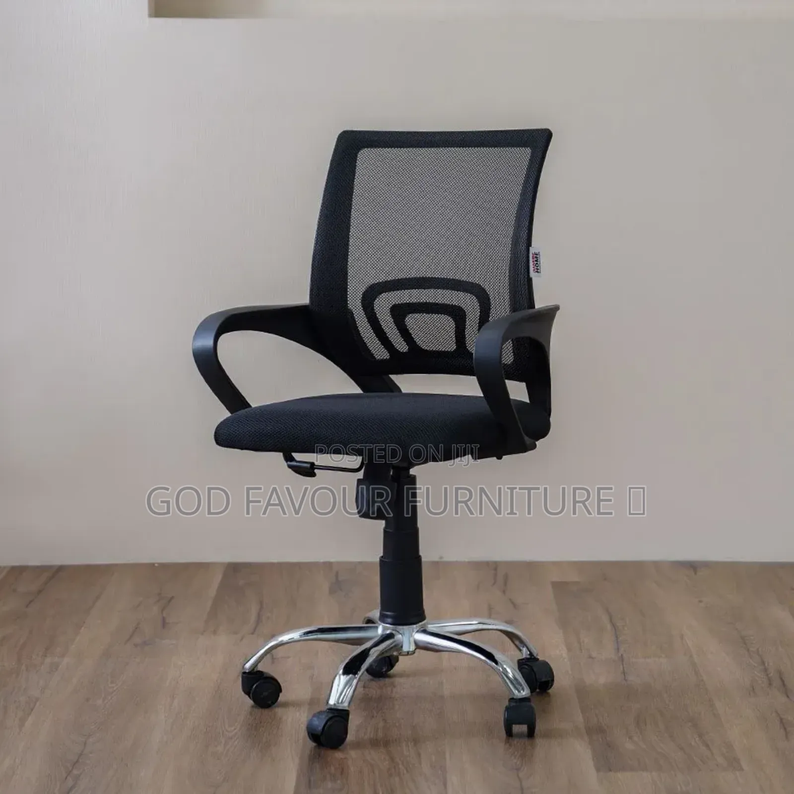 Unique Black Mesh Swivel Office Chair Yg9km