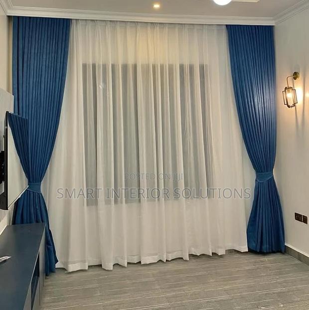 Navy Blue Quality Curtains