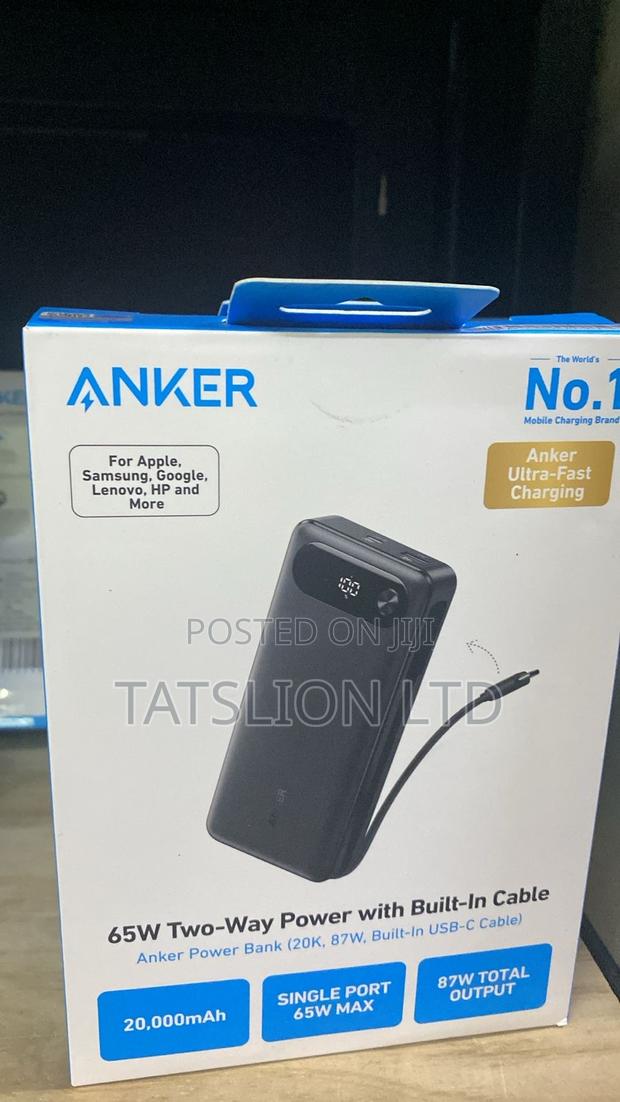 Anker Power Bank 20000mah 65w