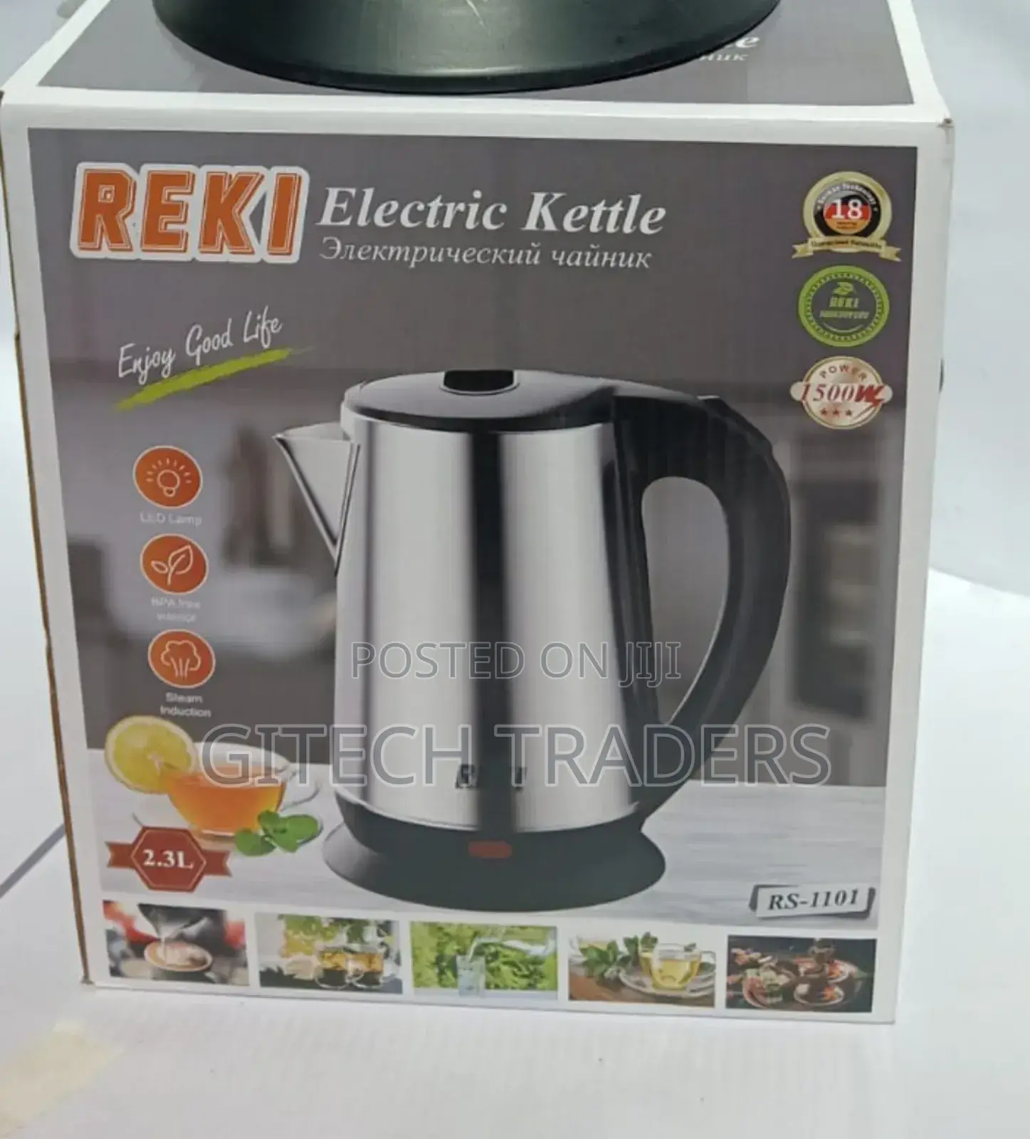 2.3l Mettalic Electric Kettle