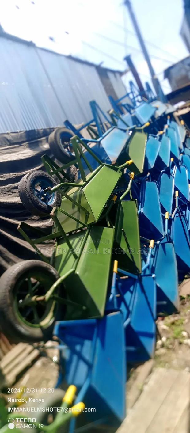 Unique Metallic Wheelbarrows
