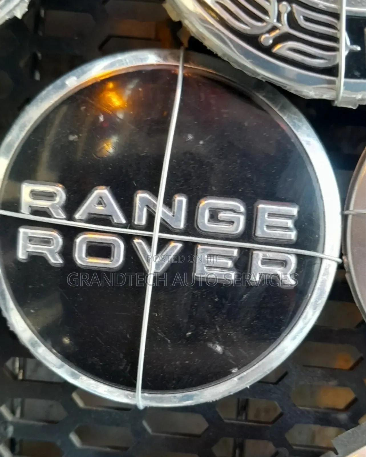 Black Siver Range Rover Wheel Caps