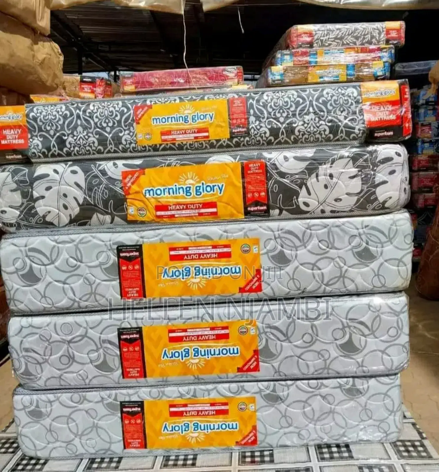 6*6 12inch Superfoam Morning Glory Mattress