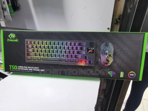 RGB Bluetooth Keyboard and Mouse for Gaming - main view
