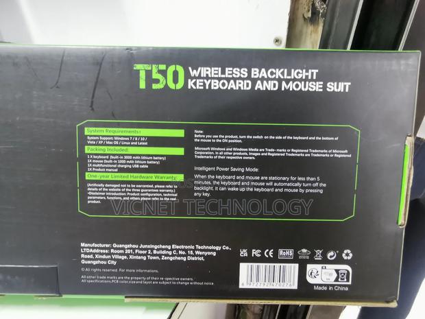 RGB Bluetooth Keyboard and Mouse for Gaming - thumbnail 2