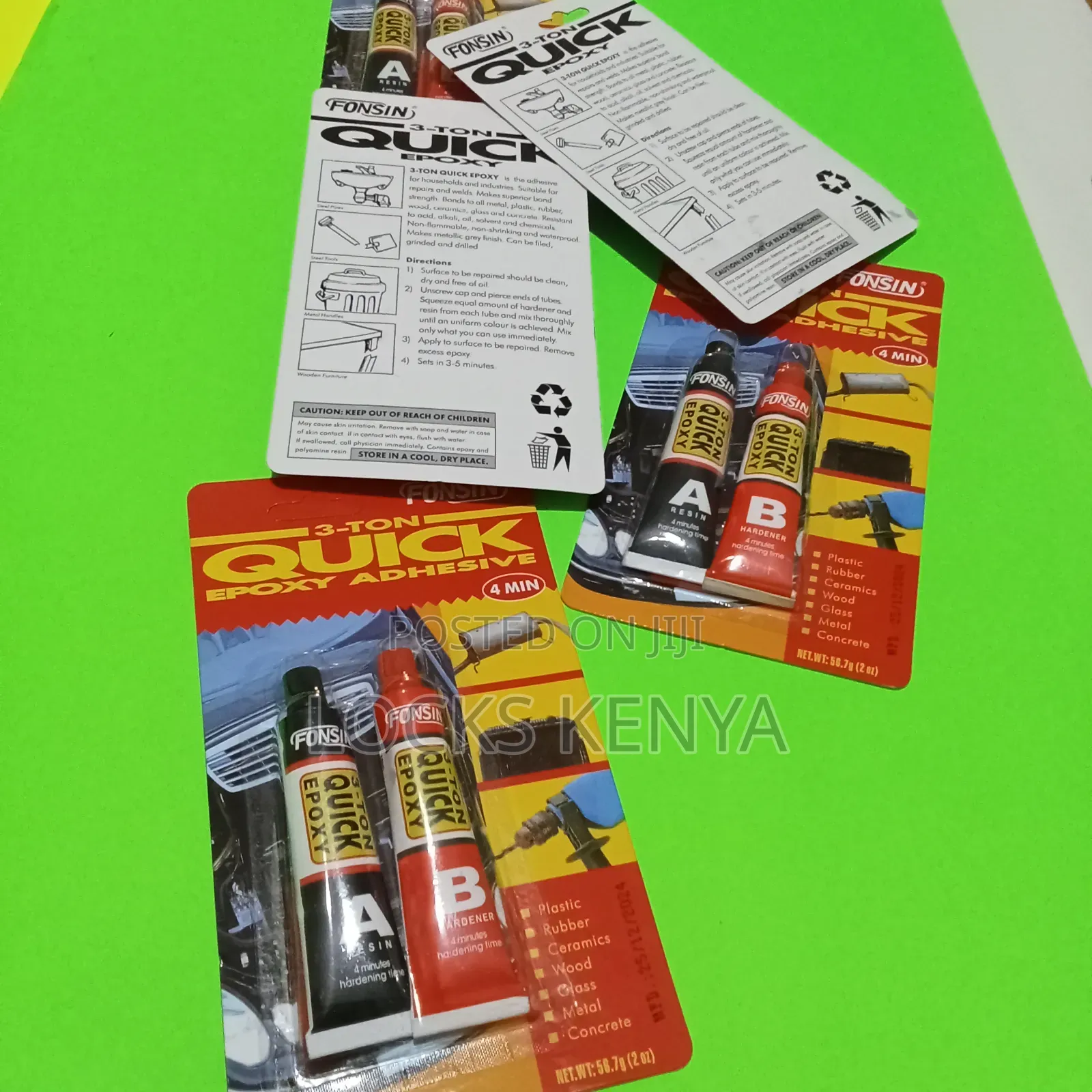 Fillable Epoxy Ab Adhesive Glue
