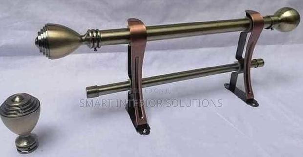 Jua Kali Curtain Rods – Strong Metal, Stylish Finish