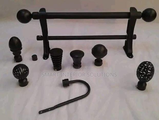 Custom-Made Jua Kali Curtain Rods