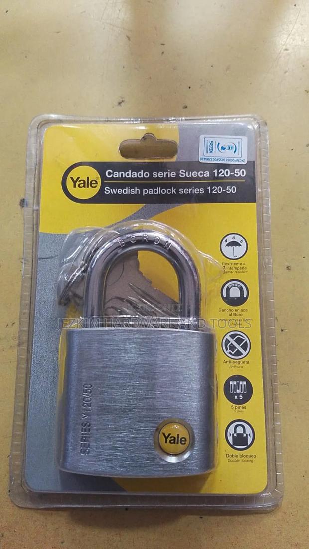 Yale Padlock 50mm 3keys