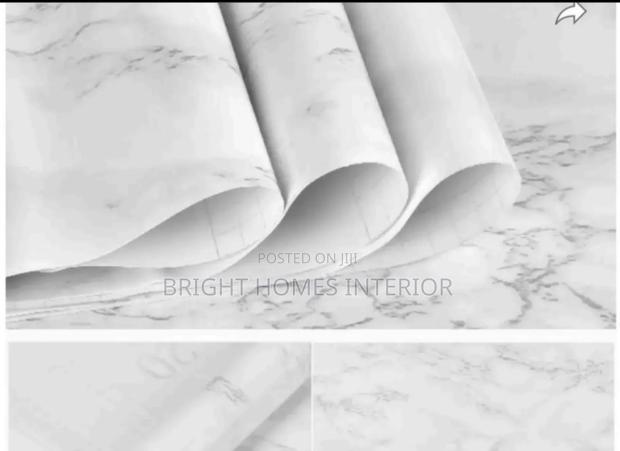 White Murble Patterned Contact Paper (Waterproof) - main view