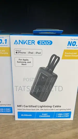 Zolo 30w 20,000mah High-Speed Power Bank