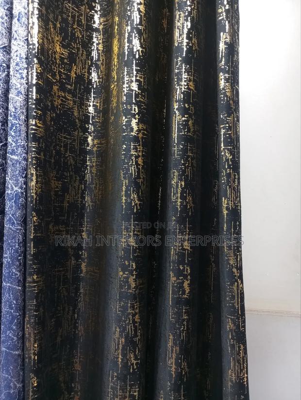 Black and Gold Quality Curtains